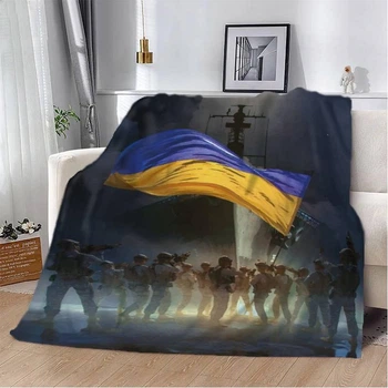 Плед патриотический 3D Сила и гордость 11625 135х160 см