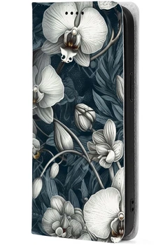 Чохол-книжка BoxFace для Realme Note 60x Білі орхідеї (68604)