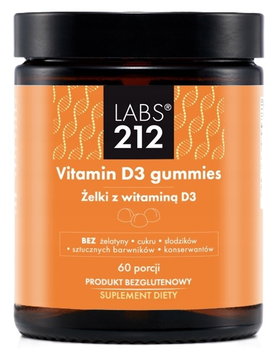 Харчова добавка Labs212 Vitamin D3 Gummies 60 желейок (5903943955787)