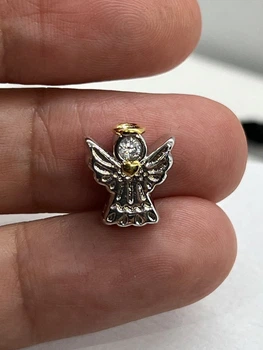 Посеребренный шарм (бусина) для браслетов Пандора "Ангел", Pandora