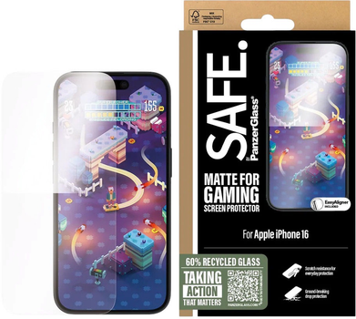 Захисне скло PanzerGlass Gaming Screen Protector для Apple iPhone 16 Ultra-Wide Fit (5715685002922)
