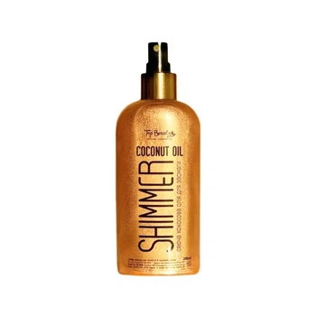 Кокосовое масло Top Beauty для загара с шимером Shimmer Coconut Oil Gold 100 мл