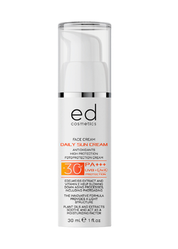 ED Cosmetics, DAILY SUN CREAM SPF 30, Денний сонцезахисний крем з SPF 30, 30 мл