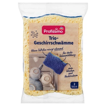 Губки для миття посуду Profissimo Trio-Topfschwamme 2 шт, від DenkMit