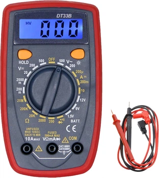 Мультифункциональный цифровой мультиметр TosunLux DT33B с подсветкой (6940151065326)