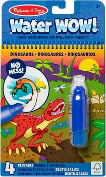 Водяна розмальовка Melissa & Doug Water WOW Динозаври з ручкою (SM93204/6075166)