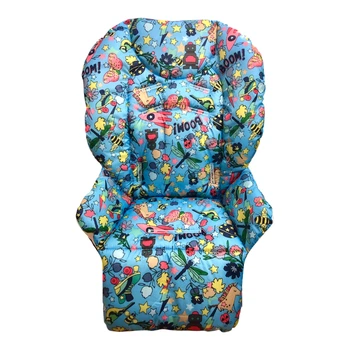 Чохол на стільчик для годування Chicco Polly 2 в 1 блакитний Boom Panda Mom