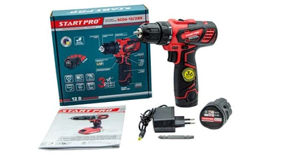 Шуруповерт акумуляторний Start Pro SCD6-12/2 BX (5948)