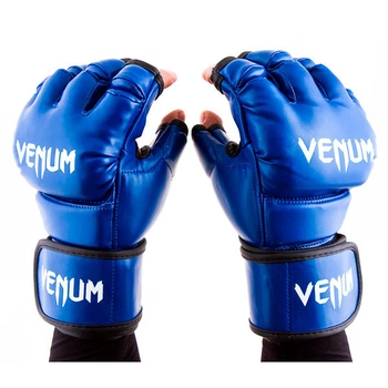 Перчатки Venum MMA, 364 Flex, M, синий.