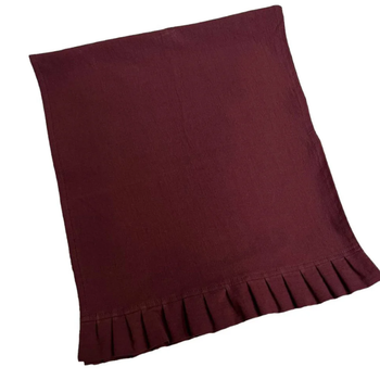 Раннер SoundSleep Stonewash Burgundy 40х180 см с рюшами (94331943)