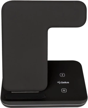 Беспроводное зарядное устройство Gelius Pro Wireless Charger 3in1 15W GP-AWC01 Black (2099900851124)