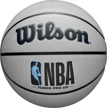 Баскетбольный мяч Wilson NBA FORGE PRO UV серо-синий WZ2010801XB7 Размер EU: 7