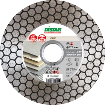 Круг алмазный отрезной Distar Edge Dry 1A1R 125 x 1.6 x 25 x 22.23 см (11115537010)