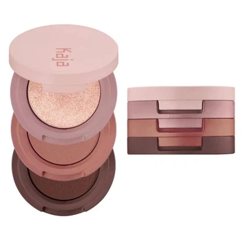 Тріо тіней для повік Kaja Beauty BEAUTY BENTO Stacked Bouncy Eyeshadow Trio 3 відтінки