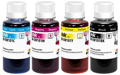 Краска для принтера чернила комплект ColorWay for Epson L100/200 Color 100 мл CW-EW101SET01