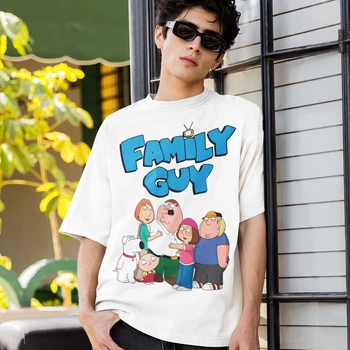 Футболка унісекс Family Guy (All Characters wht) XS білий