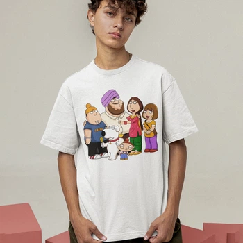 Футболка унісекс Family Guy (Indian Vibes wht) 2XL білий