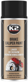Lakier do zacisków i bębnów hamulcowych K2 Break Caliper Paint 400 ml Black (5906534012951)
