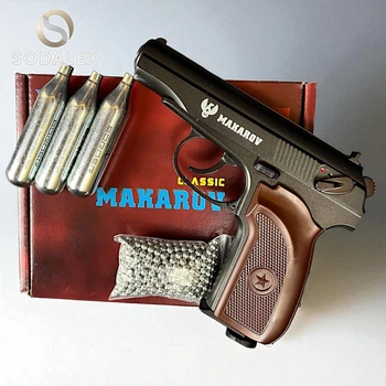 Пневматичний пістолет WinGun 113 PM Blowback + кульки ВВ та балончики