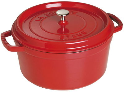 Каструля чавунна Staub La Cocotte кругла Червона 8.35 л (3272341030061)