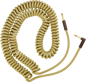 Кабель инструментальный Fender Cable Deluxe Series Coil 30' Tweed