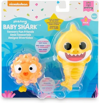 Набор игрушек для ванной WowWee Baby Shark Акуленок и рыбка (61817-03-M01)