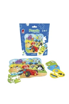 Картонные пазлы - Машинки Roter Kafer цвет разноцветный Vladi Toys ЦБ-00283636