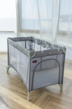 Манеж-ліжко 2в1 Carrello Piccolo+ CRL-18102, Ash Grey