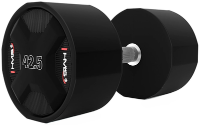 Гантель HMS HPC CPU поліуретанова 42.5 кг Black (5907695509441)