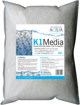 Биозагрузка Evolution Aqua K1 Media 25L с подвижным слоем (MEDIA25L)