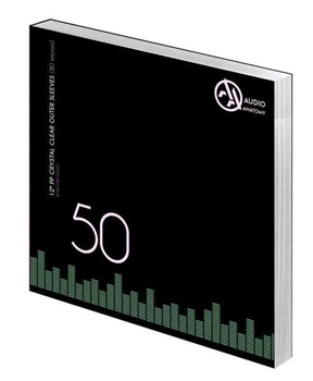Пакет внешний для винила Audio Anatomy 50 X 12" PP Crystal Clear Outer Sleeves 80 Micron