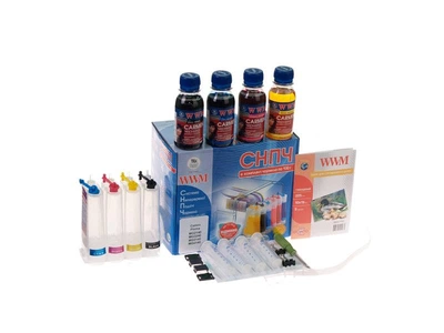 Система СНПЧ WWM IS.0124U Canon Pixma MG2140 MG3140 MG4140 непрерывная подача краска для принтера