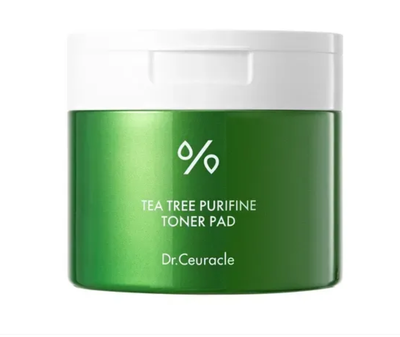 Тонізуючі пади з екстрактом чайного дерева Dr.Ceuracle Tea Tree Purifine Toner Pad, 60 шт