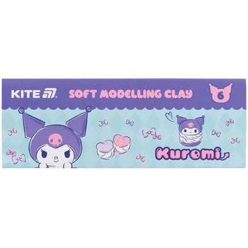 Пластилін 6 кол. 120 г. "Kuromi", HK24-081