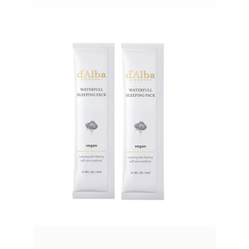 Гелевая маска D'alba Vegan Sleeping Pack Kit с экстрактом белого трюфеля 2 шт по 4 мл срок до 24.03.2027