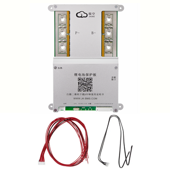 Активный балансир JiKong + BMS JK-B2A8S30P для аккумуляторов NCM/LiFePO₄ 4S-8S 300A балансировка 2A