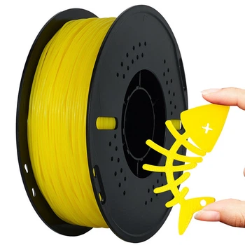 Филамент (пластик для 3D-принтера) Kingroon TPU B01393 1,75 мм 1 кг Yellow