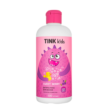 Піна для ванни дитяча від 3 років Tink Kids Sweet Berry 500 мл