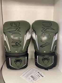 Рукавиці бокс Venum Elite 2.0 10 oz Khaki/Black