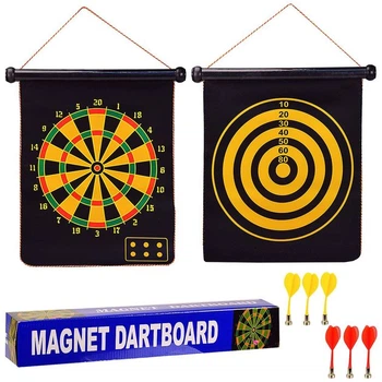 Игра Дартс Magnet Dartboard Магнитный двухсторонний 6 магнитных дротиков 31 см (DM1701)