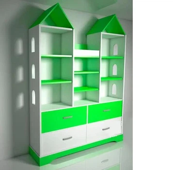 Детский шкаф-замок Design Service «Максы» DS-05 белый + лайм