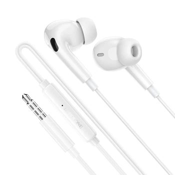 Проводные наушники BOROFONE BM100 Pro 3.5 мм с микрофоном 1.2 м для смартфонов и компьютеров (ECF702A51139)