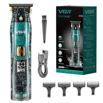Машинка для стрижки волосся та бороди акумуляторна VGR V-961