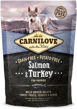 Sucha karma dla szczeniąt wszystkich ras Carnilove Salmon&Turkey Puppy 1.5 kg (8595602508839)