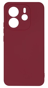 Панель Soft Silicone Case для Redmi Note 14 (4G) EU(164,84*78,15), Бордовий