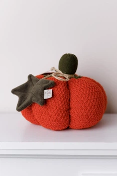 Декоративний гарбуз ПРОВАНС Pumpkin помаранчевий, D25см 040271