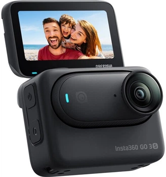 Экшн-камера Insta360 GO 3S Standard Edition Midnight Black 128GB (CINSAATAGO3S13)