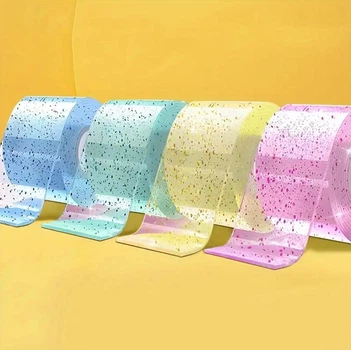 Набор двухсторонних нанолентов Bubble Kit (4 рулона разноцветные) для выдувания пузырьков, нано скотч.