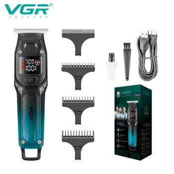 Тример VGR V-964 BLUE, 7000 RPM, 3 насадки, LED display