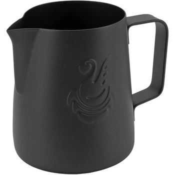 Питчер для молока JibbiJug Black Matt 600 мл молочник для вспенивания молока нержавеющая сталь